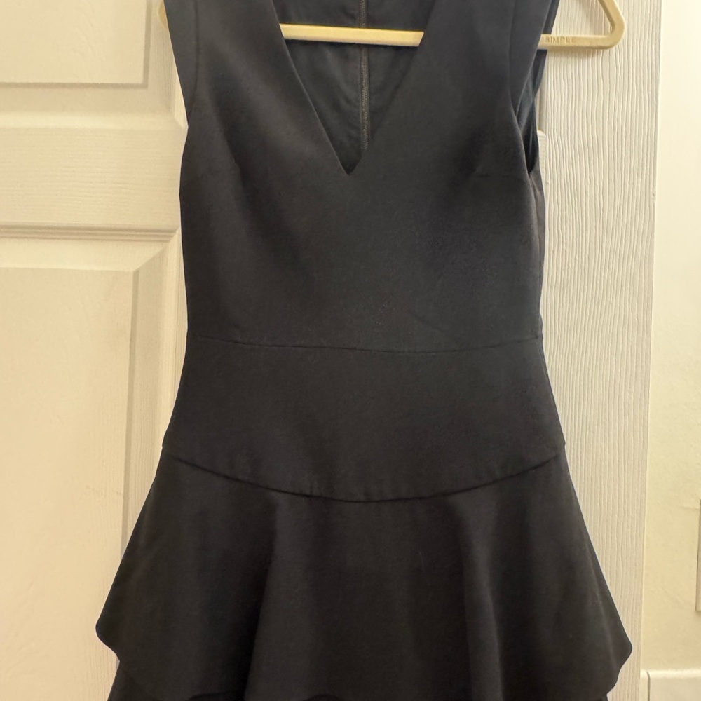 Alice and Olivia Black Sleeveless Dress